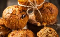 Recette  : Muffins à l'avoine et aux fruits secs